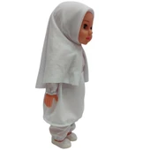 Tesettürlü Dua Eden Meryem Bebek - Beyaz - 3