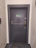 TSE Sertifikalı Yangın Kapıları, Antrasit Renk Panikbarlı Yangın Kapıları - 1