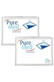 PUREMED 60x90 Kedi Köpek Çiş Pedi 60adet (SÜPER EMİCİ DOKU) - 1