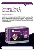 DERMAPED Gece Large 100-150 cm 30'lu Bel bantlı Yetişkin Hasta Bezi - 3