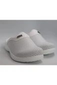 VİZOR-ORİNOR Ortopedik Sabo Terlik Doktor Hemşire Hastane Aşçı Terliği Beyaz - 1