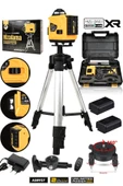 Assur Profesyonel 360° 16 Köşe Otomatik Hizalama Tripod'lu Lazer Metre Hizalama - 1