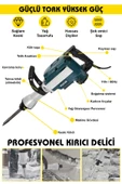 Assur 1800W Darbeli 16 Kg Kırıcı Delici Hilti - 3