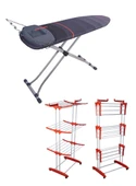 Devecioğlu MM151 UltraBoard Ütü Masası MM020  Luna Katlı Çamaşır Kurutmalık Set - 1