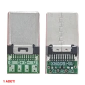 Erkek Type C to Dip Soket 4 Pin USB 3.1 Smd Lehimlenebilir Padler Konnektör Telefon Şarj Board Usb Kablo Flash Disk thumbnail 1