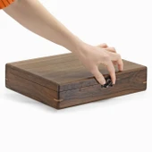 Woodsaka Ahşap Kalem Kutusu- Büyük - Ceviz - 3