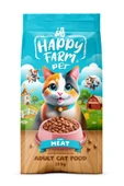 Happy Farm Etli Kedi Maması 15Kg - 1
