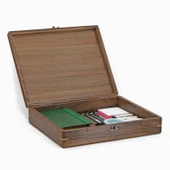 Woodsaka Ahşap Kalem Kutusu- Büyük - Ceviz - 1