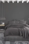 Ecocel Pike Örtü Battal MegaKing 260x230cm Karde Antrasit - 1