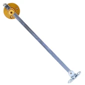 Düşer Kapak Makası Frenli Dolap Çekmece Metal 25 Cm Sessiz Açma Kapama Amortisör Piston Bar - 4