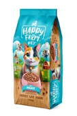Happy Farm Etli Kedi Maması 15Kg - 3