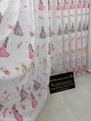 NİVEMESHOME HYL00009.801 KRDT204096 PRENSES ÇOCUK ODASI 1/2.5 PİLE TÜL PERDE APM - 7