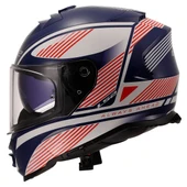 Ls2 Storm 2 Dodger Beyaz-Navy Mavi Kask L - 4