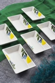 Piatti Naturali 6 adet Çerezlik Limon Desen Handmade Sunumluk Reçellik Sosluk Kahvaltılık Çerez İkram Seti - 2