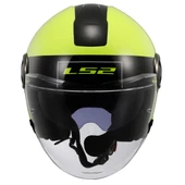 Ls2 Classy Classıc Siyah-Neon Sarı Kask Xl - 4