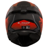 Ls2 Stream 2 Fury Mat Siyah-Gri-Kırmızı Kask Xxl - 5