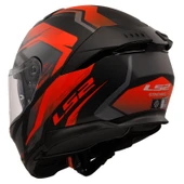 Ls2 Stream 2 Fury Mat Siyah-Gri-Kırmızı Kask Xxl - 4