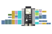 ESP32-S3-DevKitC-1 N16R8 Wifi Bluetooth 5 Modül Geliştirme Kartı ESP32-S3-N16R8 32 Bit Çift Çekirdek 240Mhz 8Mb Psram 16Mb Flash 36x IO Ws2812b Rgb Led Dual Type C Usb Uart Spi Adc Touch - 9