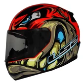 Ls2 Rapıd 2 Spox Kırmızı-Gri Kask Xxl - 2