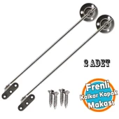 Frenli Kalkar Kapak Makası Dolap Çekmece Metal 25 Cm Sessiz Açma Kapama Amortisör Piston Bar 25 cm - 1