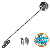 Frenli Kalkar Kapak Makası Dolap Çekmece Metal 25 Cm Sessiz Açma Kapama Amortisör Piston Bar 25 cm - 1
