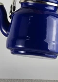 Alev Vintage Demlik - Emaye Çaydanlık, Kettle - 1 Litre, Lacivert - 4