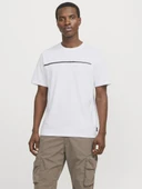 Jack Jones Fusıon Full Brendıng Erkek Tişört 12273120 - 2