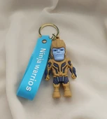 Anahtarlık Avengers Thanos Silikon Anahtarlık Çanta Süsü Karakter Figür Oyuncak Aksesuar thumbnail 3