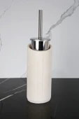 2 Parça Dekoratif Beton Tuvalet Fırçası Metal Wc Fırçalığı - 1