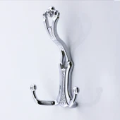 Sultan Portmanto Askı Gümüş Krom Vestiyer Dolap Askılık Askılığı Duvar Banyo Mutfak Elbise Askısı thumbnail 2