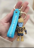 Anahtarlık Avengers Thanos Silikon Anahtarlık Çanta Süsü Karakter Figür Oyuncak Aksesuar thumbnail 1