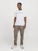 Jack Jones Fusıon Full Brendıng Erkek Tişört 12273120 - 3