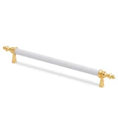 Vintage Çizgili 96mm Çekmece Boru Kulp - 1