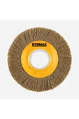 Rtrmax RH23125 Saçaklı Daire Tel Fırça 125 mm - 1