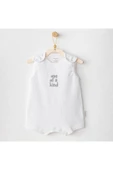 Andy Wawa Bebek Romper Basic Beyaz Tulum AC25895 - 1