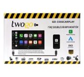Twogo Go 3366CARPLAY 7 Inch Double Teyp Kablolu Carplay Andorid Auto Bluetooth/USB/4x60W Çıkışlı/Geri Görüş Kamerası - 4