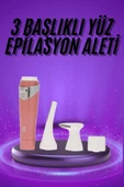 Tüm Cilt Tipleri Için 3 Başlıklı Yüz Çene Kıl Tüy Alma Tüm Cilt Tiplerine Uygun - 1