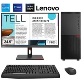 Turbox Tx6236 i5 12400 32GB DDR4 1TB NVMe 24.5 inç FHD Lenovo Kurumsal Masaüstü Ofis Hazır Sistem - 1