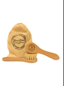 Beautysev %100 Doğal At kılı yüz bakım fırçası (Bez çanta hediyeli) - 1