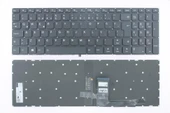 Lenovo uyumlu 80SR0082TX, 80SR0084TX Notebook Klavyesi, Laptop Tuş Takımı (Siyah TR) ışıklı - 1