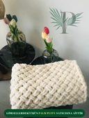 PALM PUFFY HASIR ÖRGÜLÜ BEJ BEBEK BATTANİYESİ - 2