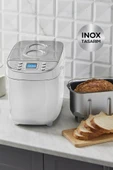 Bake XL Yoğurma, Reçel, Yoğurt, Ekmek Yapma Makinesi Beyaz, 1500 G, 45 Farklı Tarifli Kitapçık - 1
