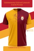 Galatasaray Orijinal Lisanslı İcardi Taraftar T-Shirt Metin Oktay Baskılı Hediyelik Ahşap Kutulu - 2