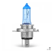 Seger H4 12V 60/55W Xenon White Ultra (4.000K Beyaz Işık) (P43 Tırnaklı) - 2