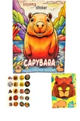 4'lü Brawll Stars Karakter Labubu  Capibara Buluey Boyama kitabı seti(boyama, sticker, arka kapak mask - 6