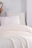 Upstyle Ecocel Pike Örtü Tek Kişilik 160x230cm Karde Krem - 3