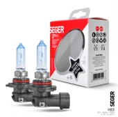 Seger HB3 9005 12V 60W Xenon White Ultra (4.000K Beyaz Işık) - 1