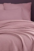 Ecocel Pike Örtü Tek Kişilik 160x230cm Karde Mürdüm - 2