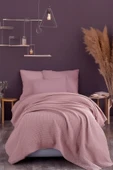 Ecocel Pike Örtü Tek Kişilik 160x230cm Karde Mürdüm - 1