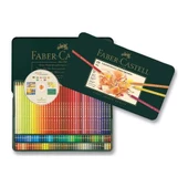 Faber-Castell Polychromos Kuru Boya 120 Renk Metal Kutu thumbnail 1
